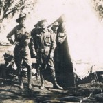 Blackboy Hill Training Camp Ernie FLYNN (left), others unidentified