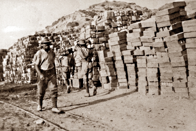 Anzac Cove Stores - per AWM H14028 Anzac Cove Stores - per AWM H14028